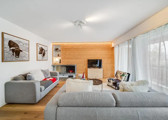 In The Heart Of Crans, Fireplace And Parking *